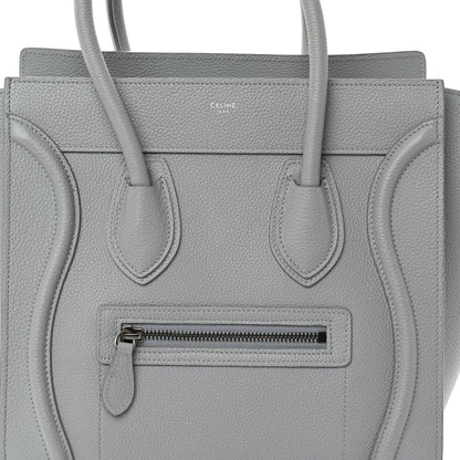 Celine Baby Drummed Calfskin Micro Luggage Sky 8 of 11