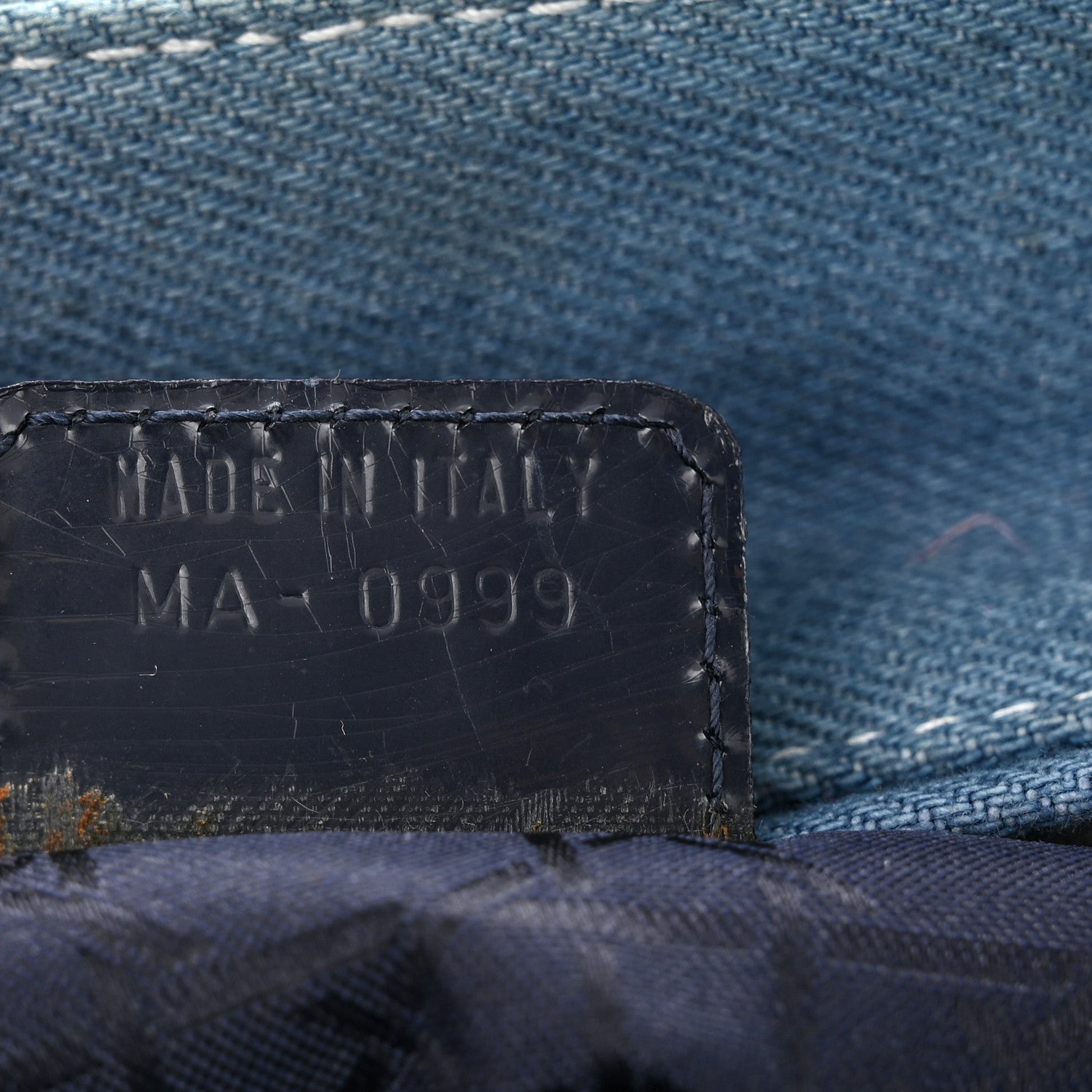 Christian Dior Denim Cannage Medium Lady Dior Light Blue 7 of 11