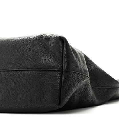 Prada Vitello Daino Shopping Tote Black 9 of 9