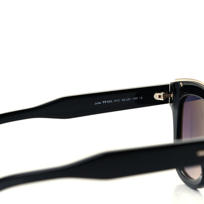 Tom Ford Julie Square Sunglasses TF685 Black 5 of 8