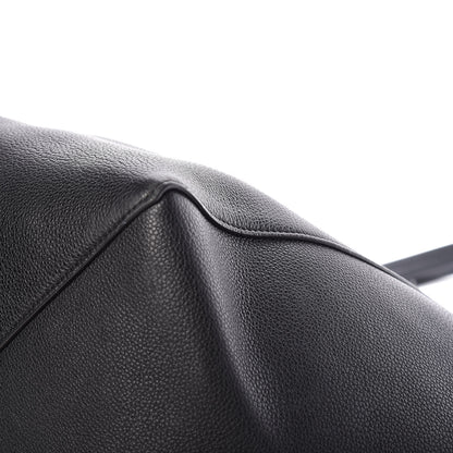 Celine Soft Grained Calfskin Medium Belt Cabas Phantom Black 16 of 16