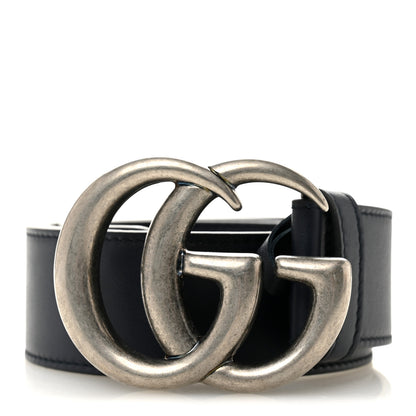 Gucci Calfskin Double G 40mm Belt 75 30 Blue 1 of 6
