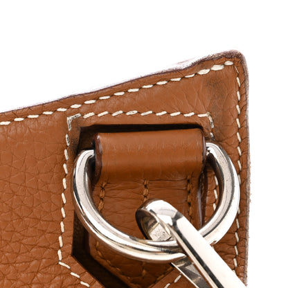 Hermes Taurillon Clemence Jypsiere 31 Gold 12 of 13