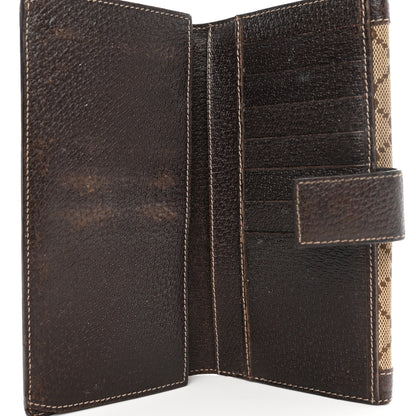 Gucci Crystal Monogram Continental Charmy Wallet Brown 4 of 18