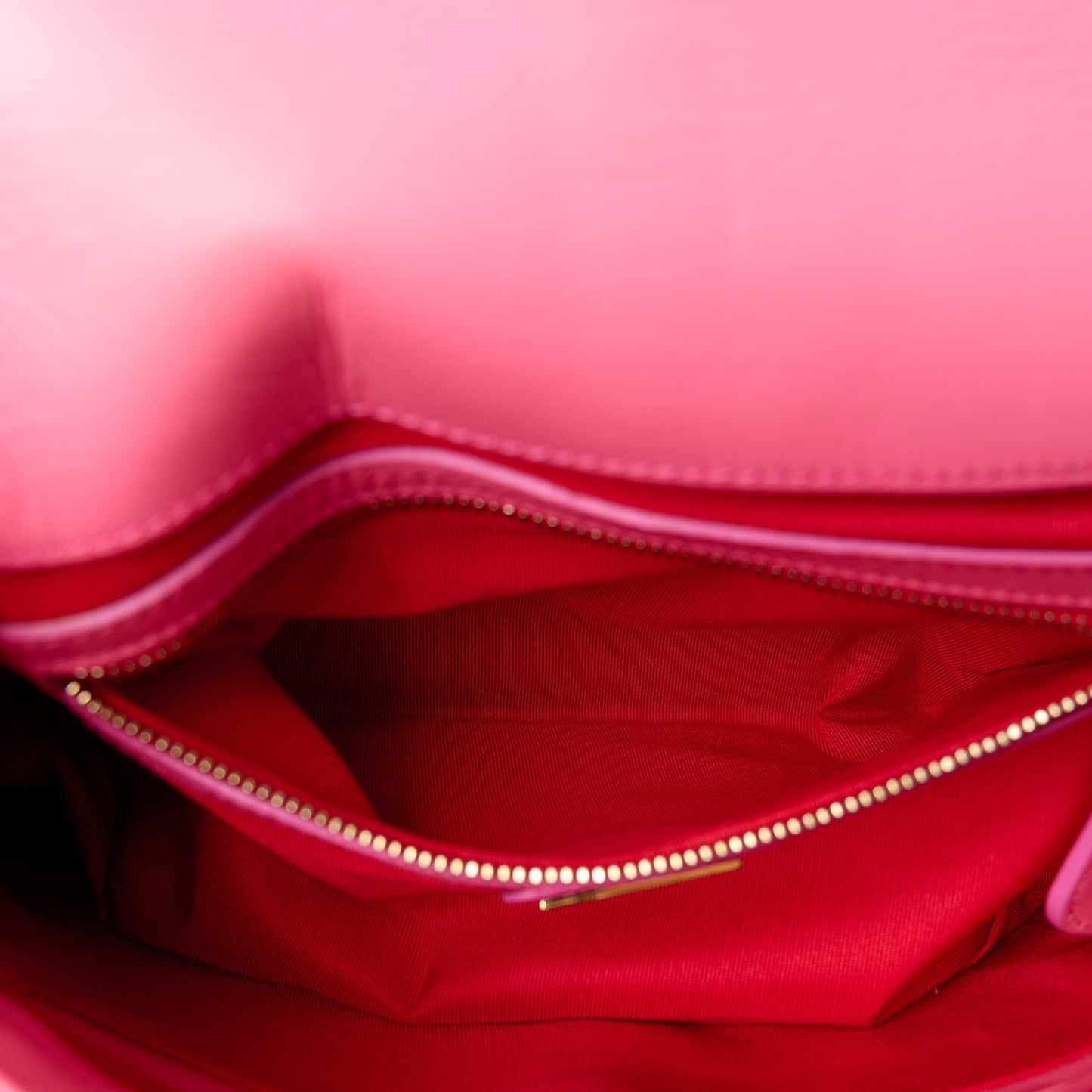 Calfskin Small Sweet Charity Shoulder Bag Pink