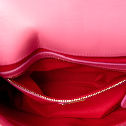 Christian Louboutin Calfskin Small Sweet Charity Shoulder Bag Pink 12 of 13