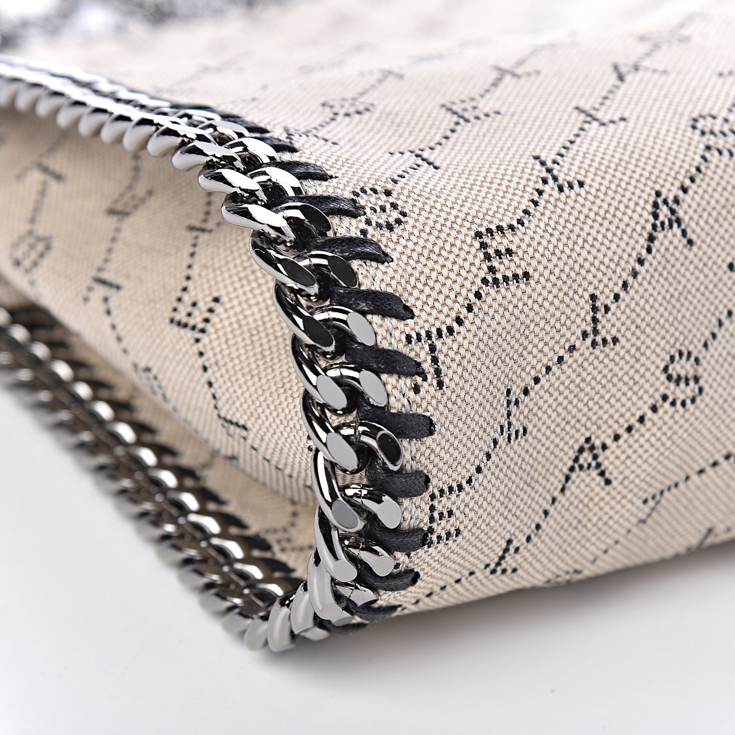 Canvas Logo Mini Falabella Tote Sand