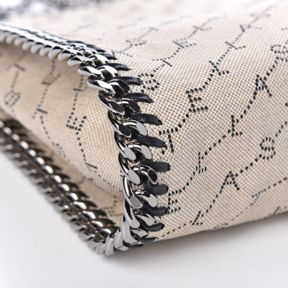 Stella McCartney Canvas Logo Mini Falabella Tote Sand 8 of 10