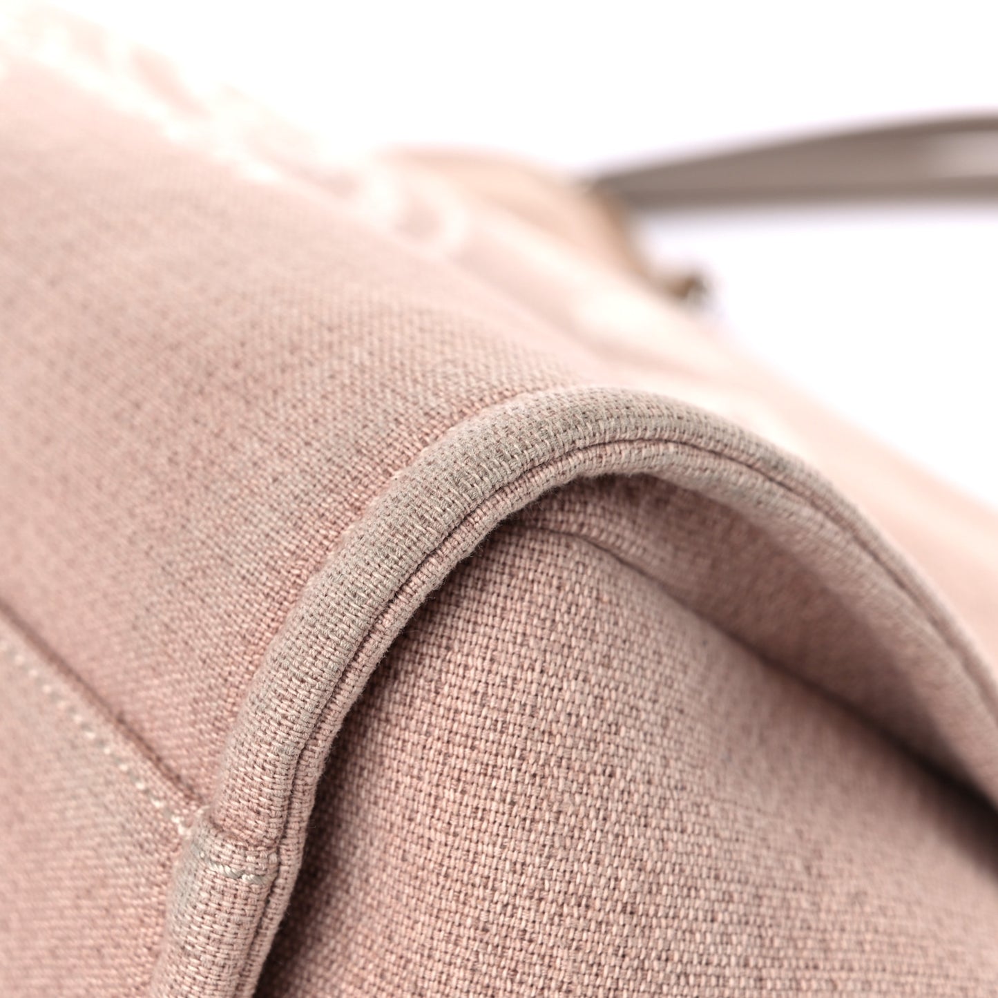 Canvas Small Deauville Tote Beige