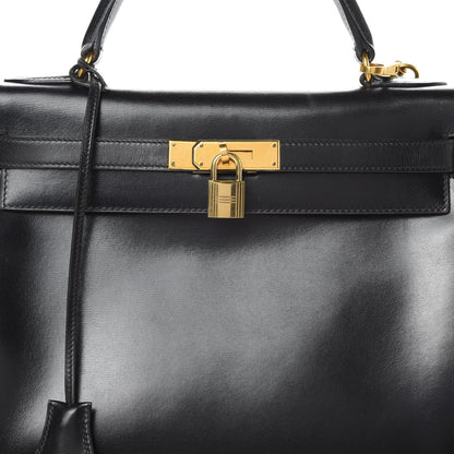 Hermes Box Kelly Retourne 32 Black 9 of 19