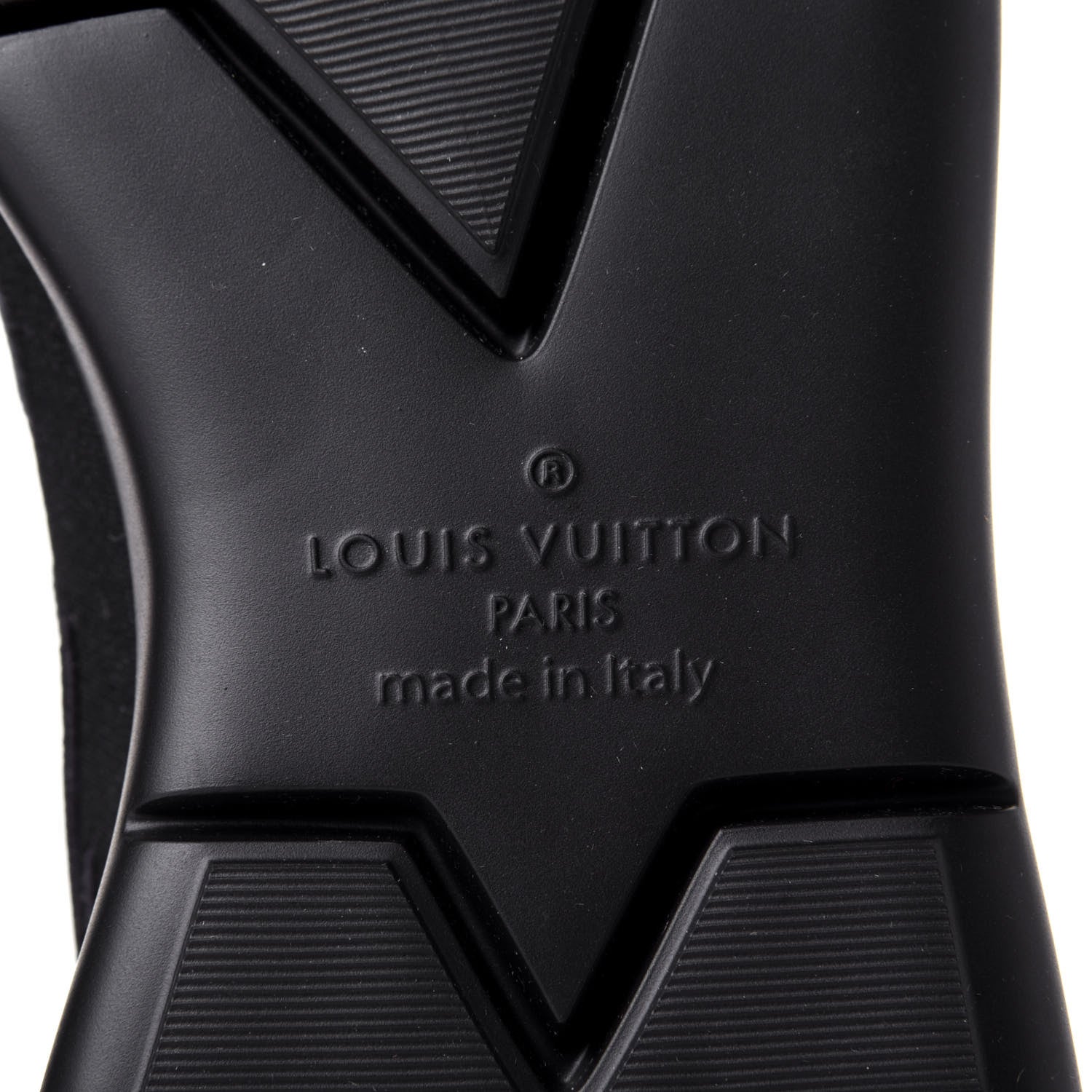 Louis Vuitton Knit Damier Fastlane Sneakers 10.5 Graphite 8 of 11