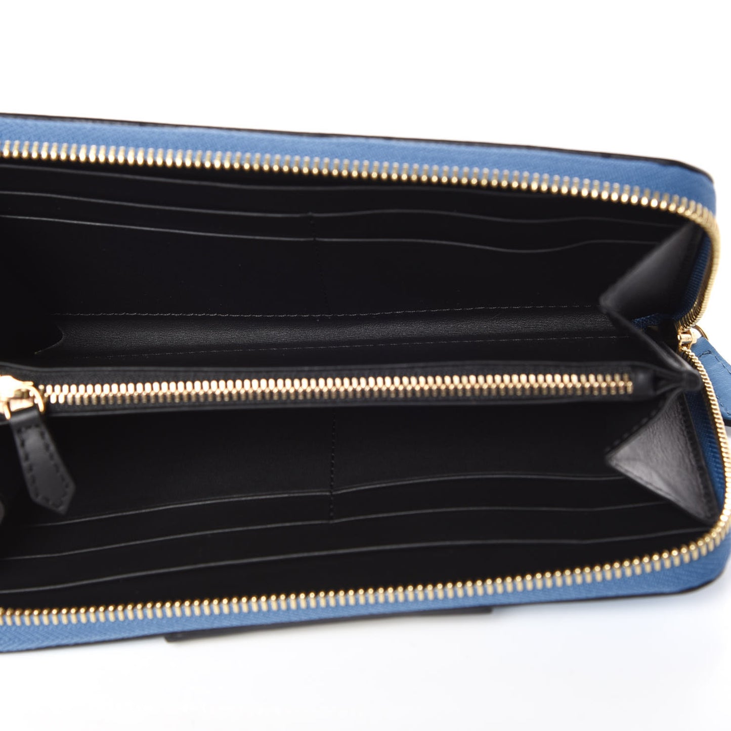 Calfskin Antigona Continental Zip Around Wallet Blue