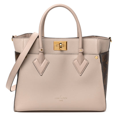 Louis Vuitton Calfskin Monogram On My Side Greige 1 of 8