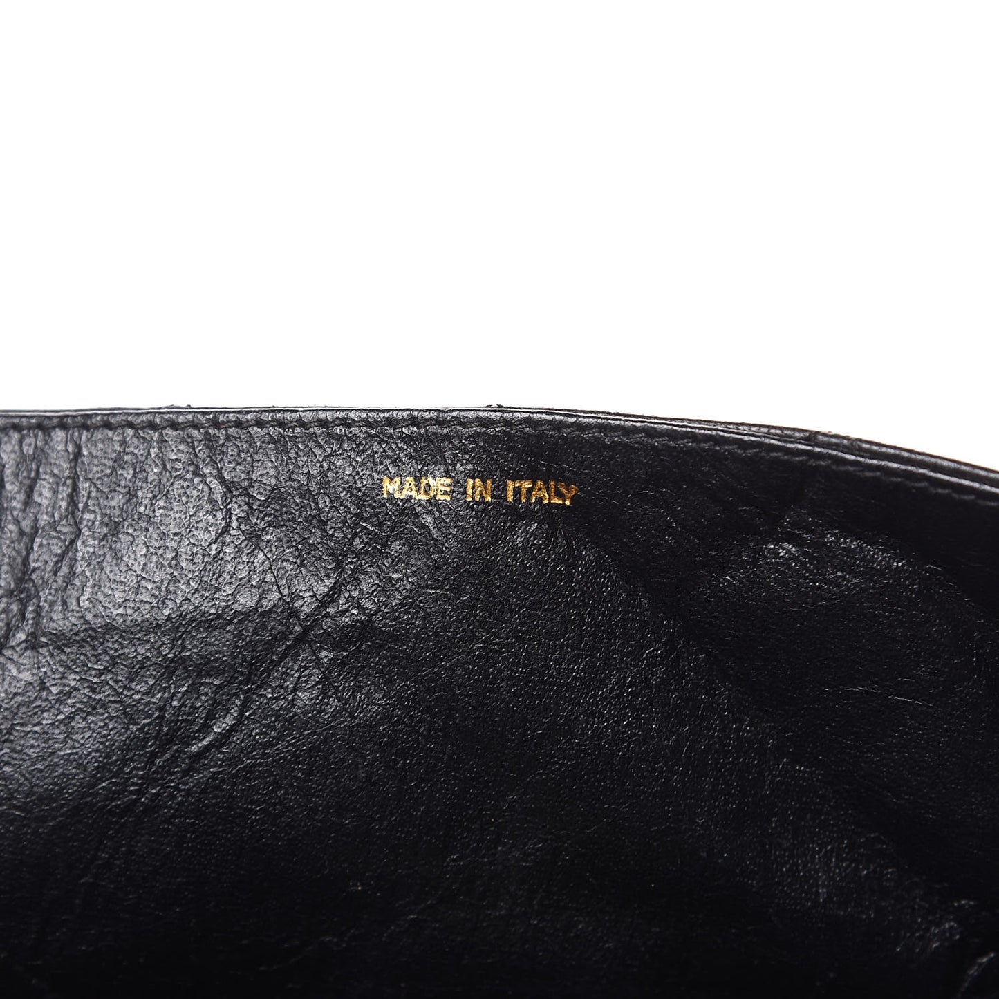 Lambskin Quilted Small Tassel Flap Black