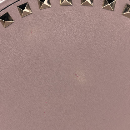 Valentino Garavani Calfskin Rockstud Round Crossbody Bag Poudre 11 of 11