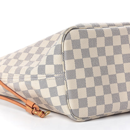Louis Vuitton Damier Azur Neo Neverfull MM Rose Ballerine 9 of 15