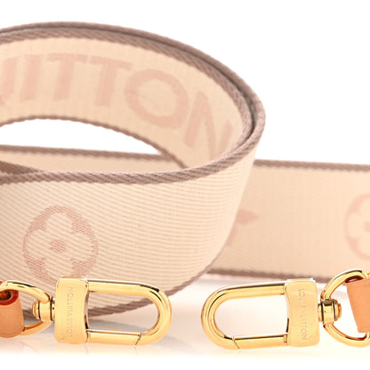 Louis Vuitton Jacquard Diane Shoulder Strap Creme Beige 3 of 4