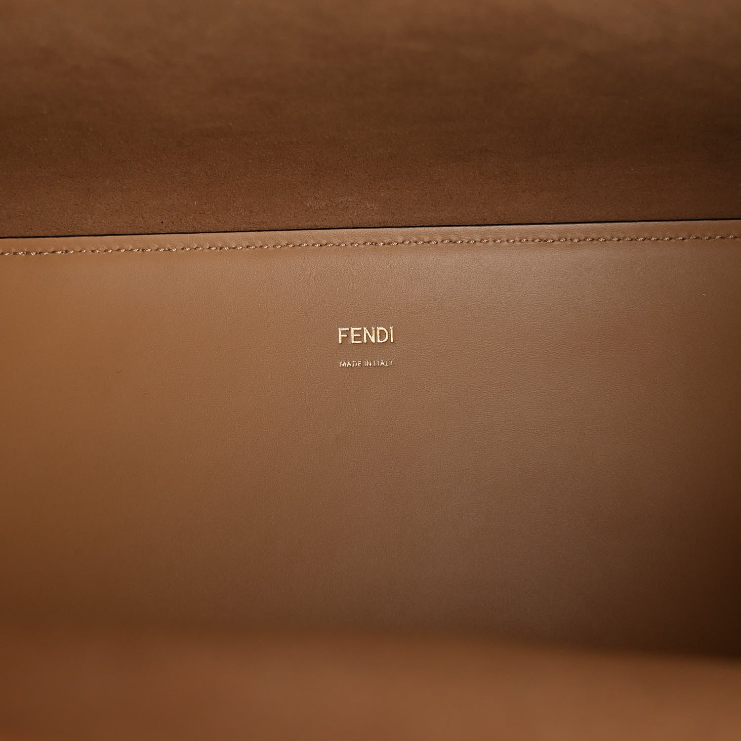 Fendi Vitello King Plexiglass Elaphe Python Print Medium Fendi Sunshine Shopper Tote Miele Scuro Makeup 8 of 9