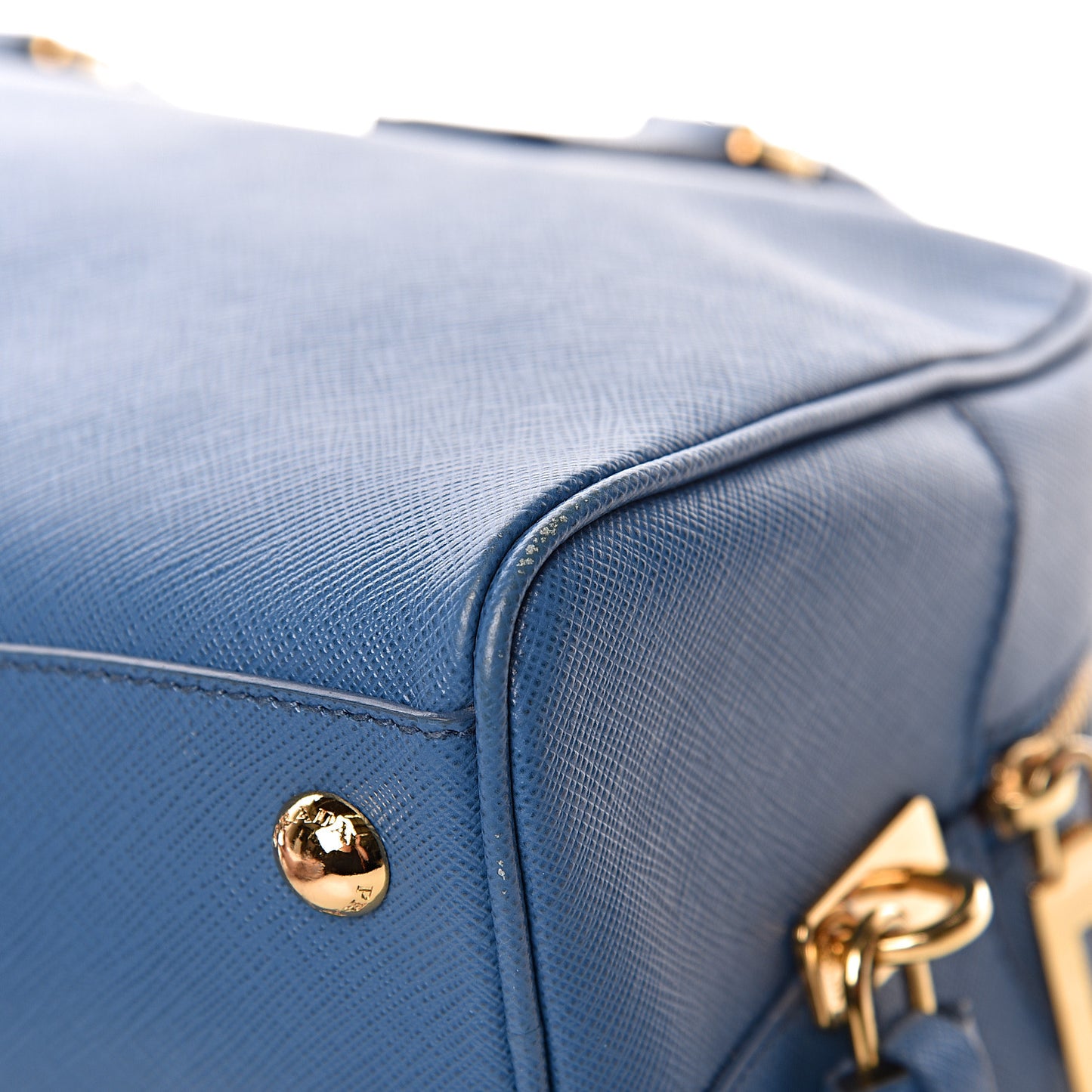 Saffiano Lux Bowling Bag Cobalto