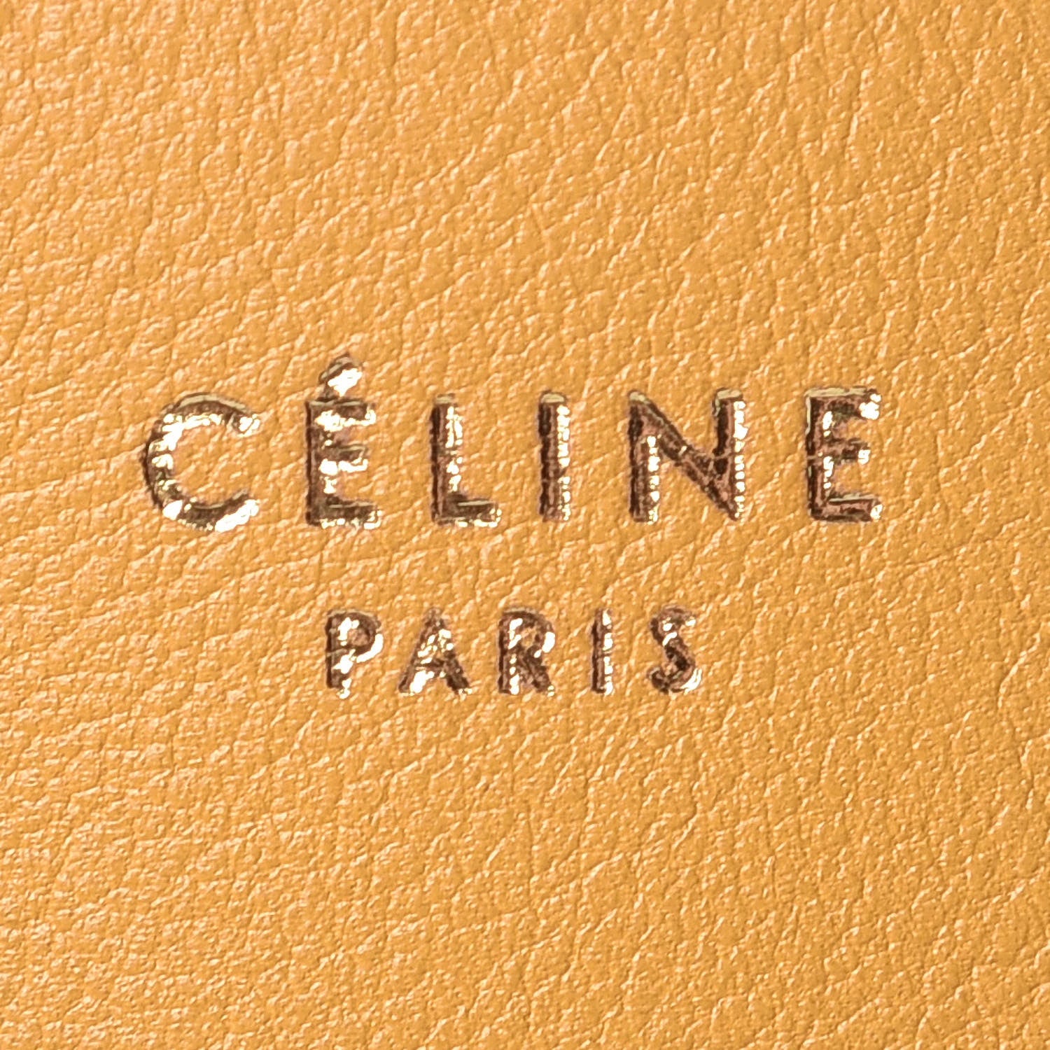 Celine Smooth Calfskin Blade Flap Amber 7 of 12