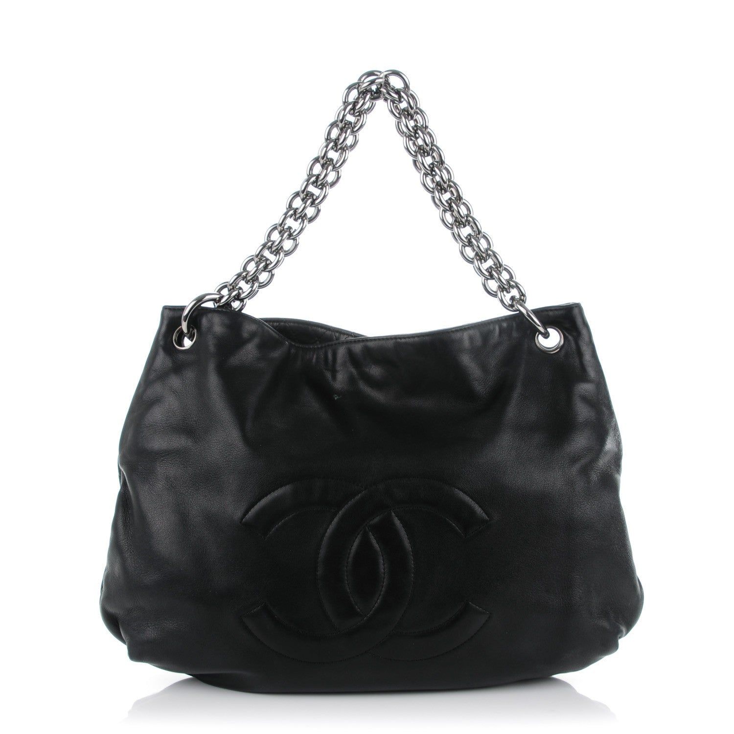Chanel Lambskin Soft and Chain Small Hobo Black 1 of 8