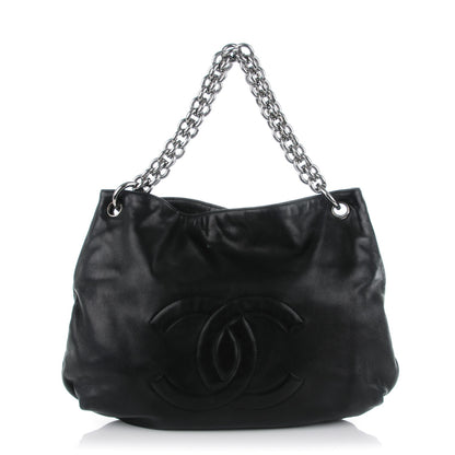 Chanel Lambskin Soft and Chain Small Hobo Black 1 of 8