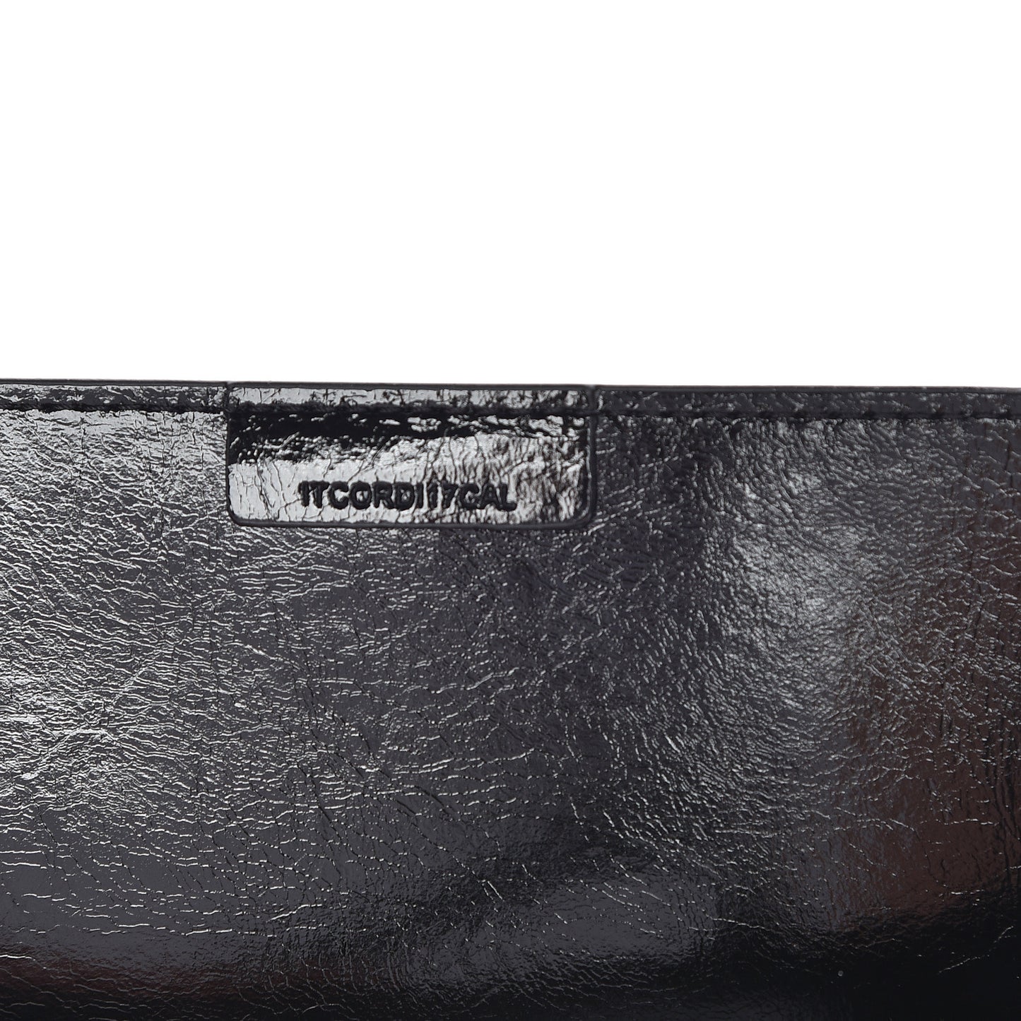 Soft Calfskin Small Banner Tote Black