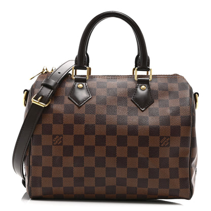 Louis Vuitton Damier Ebene Speedy Bandouliere 25 1 of 10