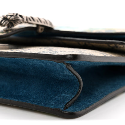 Gucci GG Supreme Monogram Blooms Mini Dionysus Shoulder Bag Beige Navy Vintage Blue 10 of 13