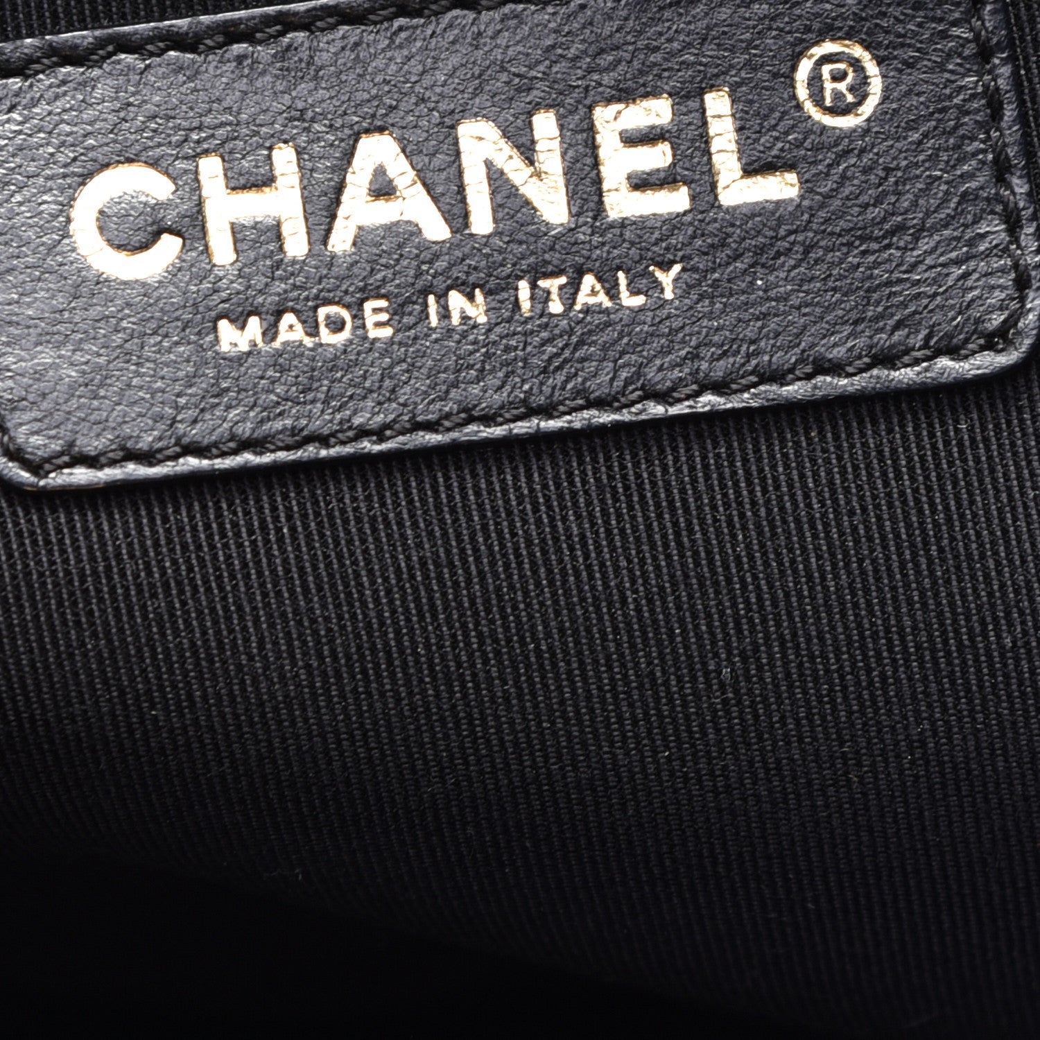 Chanel Calfskin Cerf Executive Shopper Tote Black 6 of 11