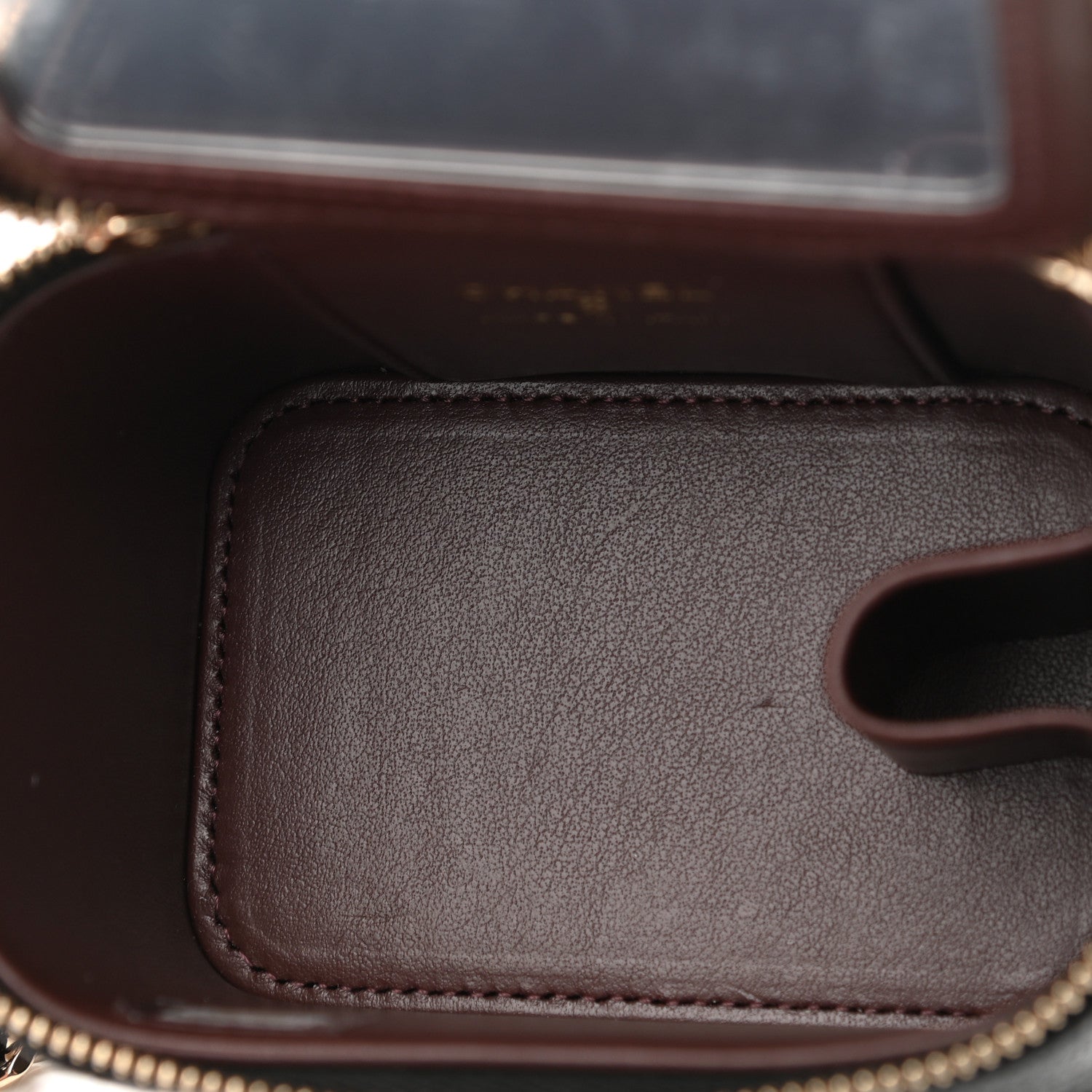 Chanel Caviar Quilted Mini Vanity Case With Chain Black 5 of 12