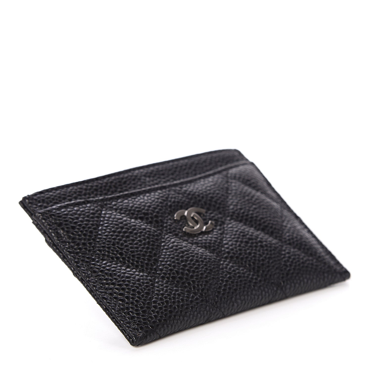 Chanel Caviar Quilted Card Holder Black 3 of 6