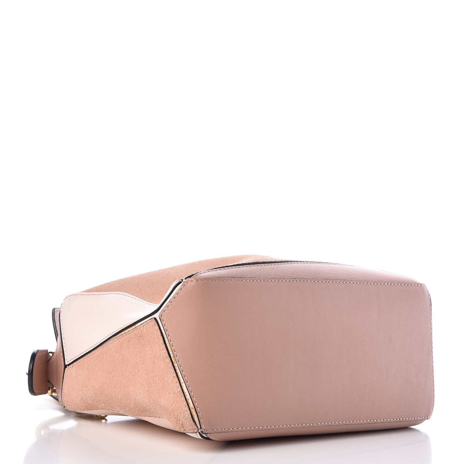 Loewe Calfskin Suede Small Puzzle Bag Blush 4 of 15
