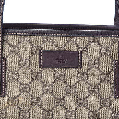 Gucci GG Supreme Monogram Small Joy Tote Dark Brown 8 of 10