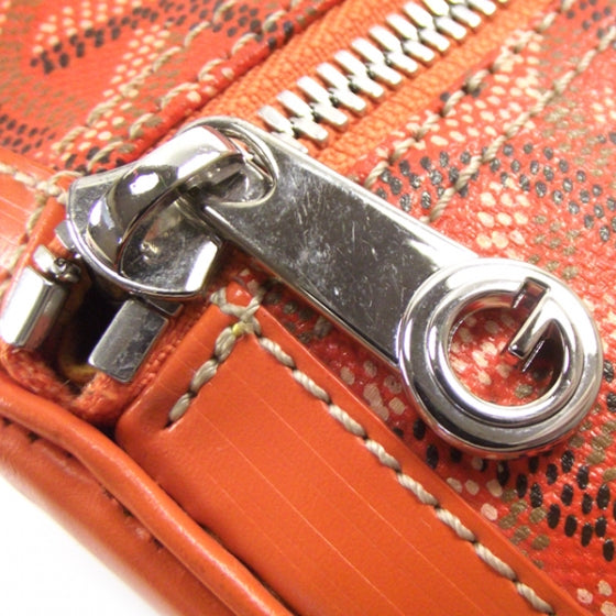 Goyardine Amakios PM Bowler Tote Bag Orange