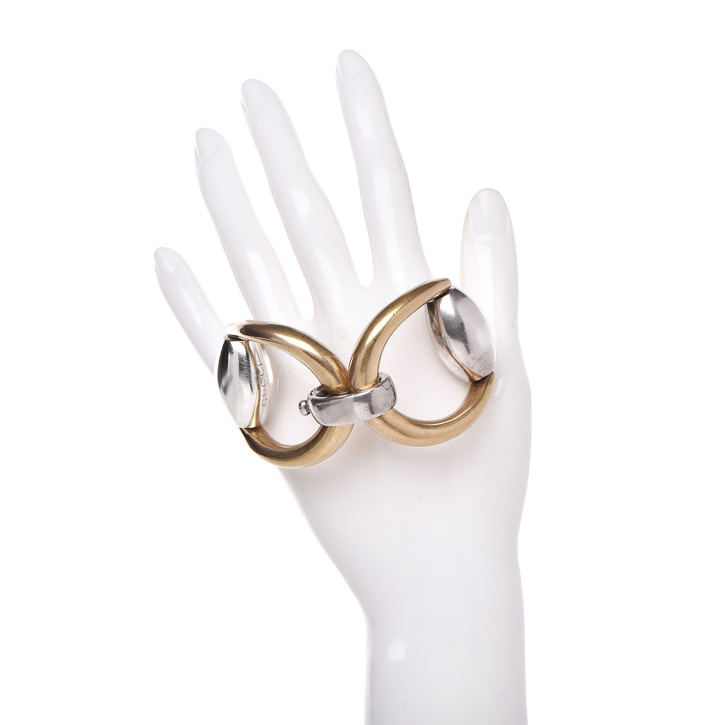 Sterling Silver Horsebit Bracelet Gold