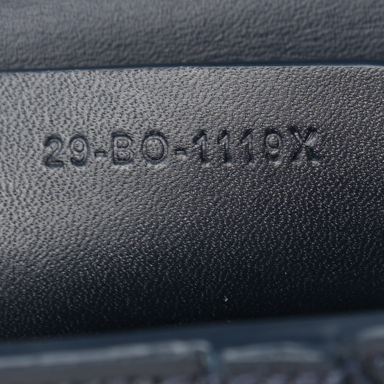 Christian Dior Calfskin Crossbody Saddle Bag Navy Blue 6 of 10