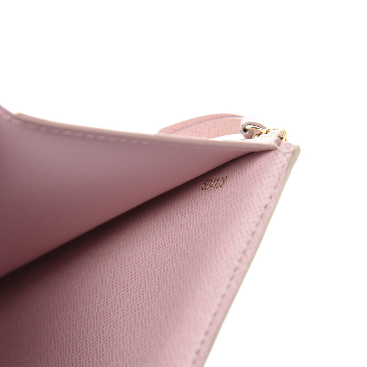 Damier Azur Victorine Wallet Rose Ballerine