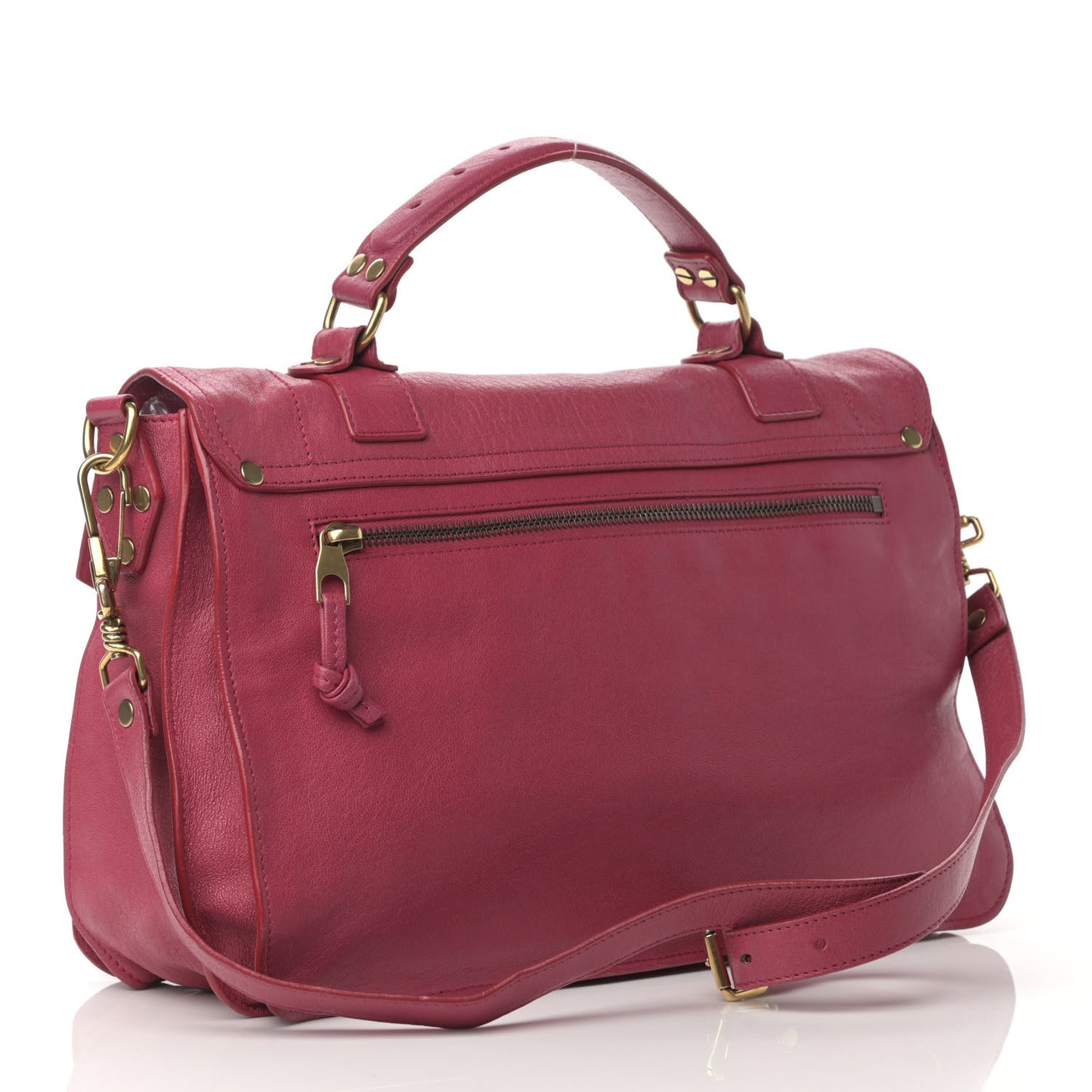 Lambskin Medium PS1 Satchel Raspberry