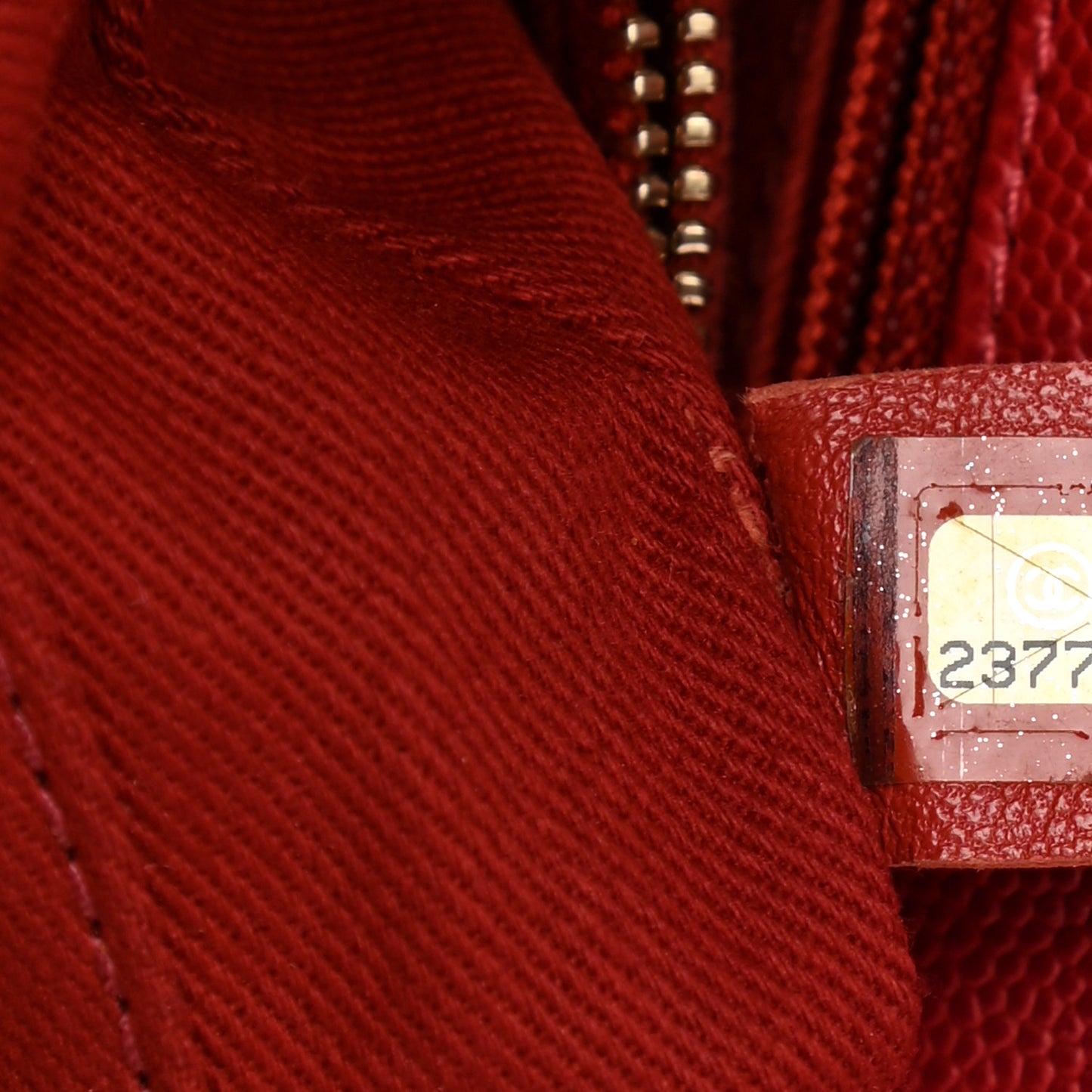 Caviar Quilted Small Coco Handle Flap Red