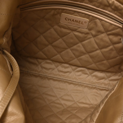 Chanel Metallic Calfskin Quilted Small Chanel 22 Light Gold 6 of 11