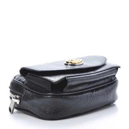 Gucci Fluffy Calfskin Mini Morpheus Belt Bag 80 32 Black 4 of 11