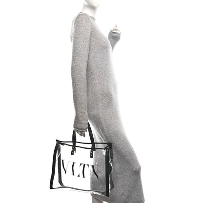 Valentino Garavani Plexy VLTN Shopping Bag Transparent 2 of 10