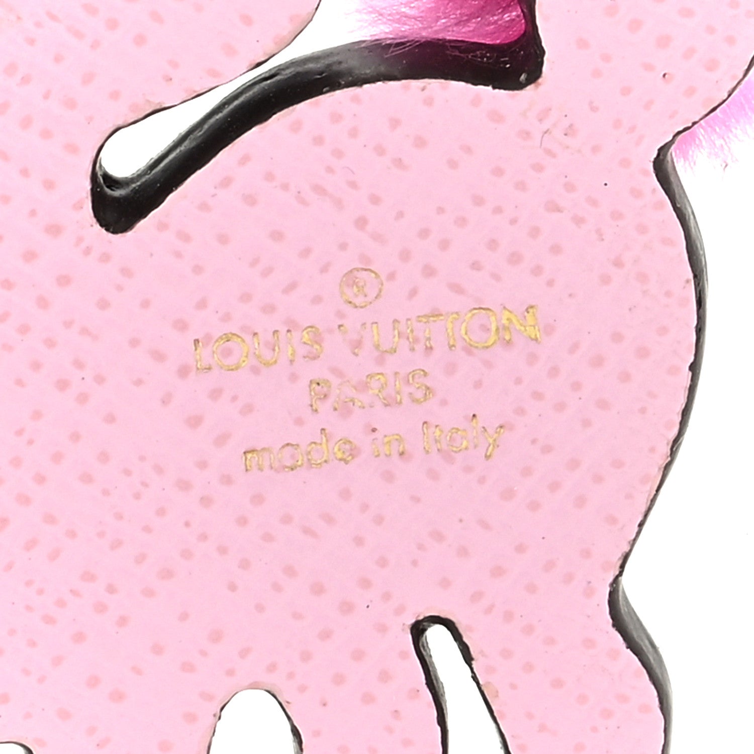 Louis Vuitton Calfskin Superstition Deer Bag Charm Key Holder Rose 3 of 3