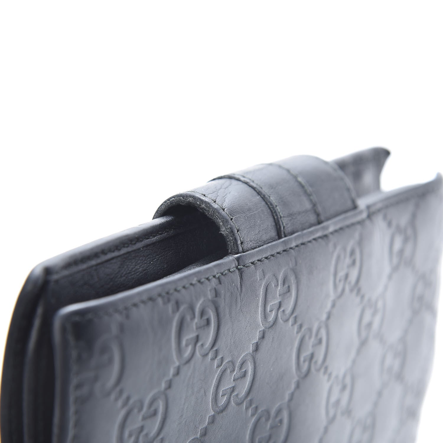 Gucci Guccissima Ladies Web Long Wallet Black 10 of 10