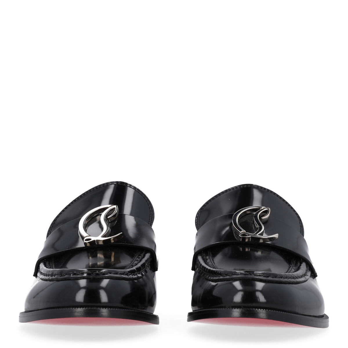 Christian Louboutin Abrasivato Womens CL Loafers  37 Black 3 of 10