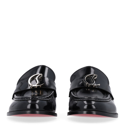 Christian Louboutin Abrasivato Womens CL Loafers  37 Black 3 of 10