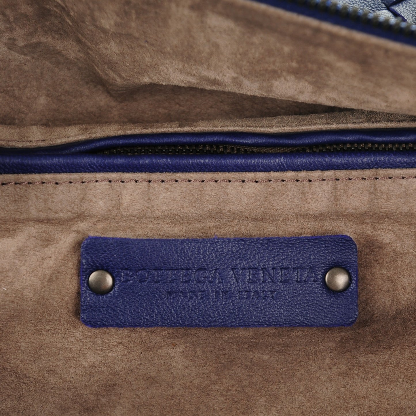 Nappa Intrecciato Boston Atlantic Blue