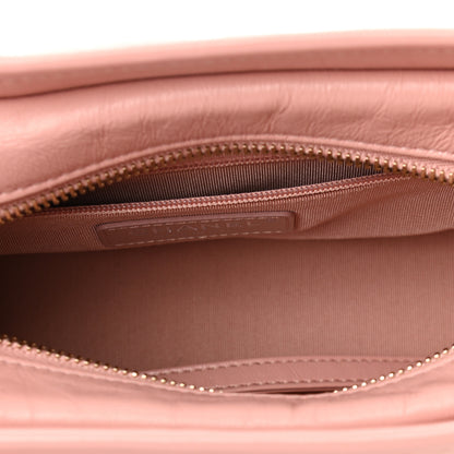 Chanel Aged Calfskin Quilted Small Gabrielle Hobo Light Pink 5 of 11