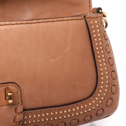 Gucci Calfskin Snaffle Bit Evening Bag Brown 13 of 19